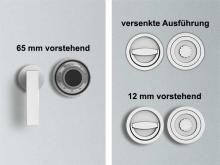 mechanische Zahlenkombinationsschlösser, mit Hängegriff und Klappgriff, vorstehend und versenkt